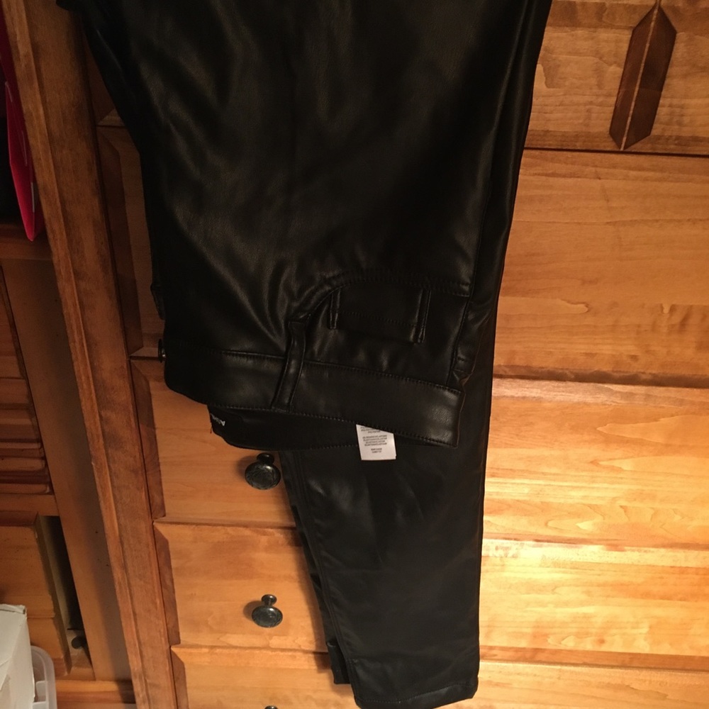 Brand New faux leather pants